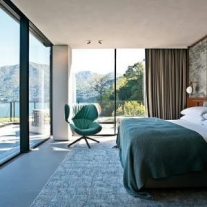 Quarto de hotel com vista para montanhas