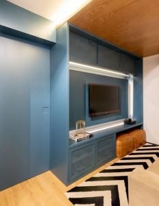 Blue classic na marcenaria