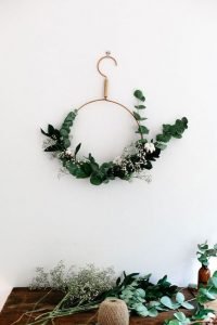 dicas natalinas : Guirlanda de natal minimalista
