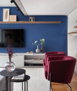 Blue classic na parede