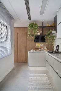 cozinha com plantas -dicas de feng shui