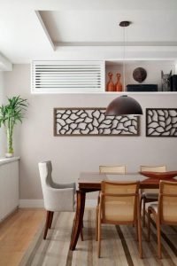 ar condicionada na sala para decoração no verão